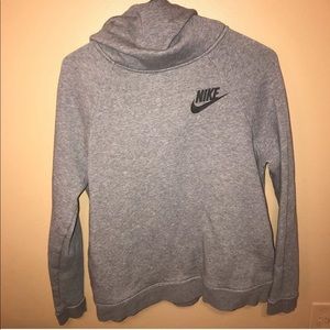 Grey Nike hoodie size medium